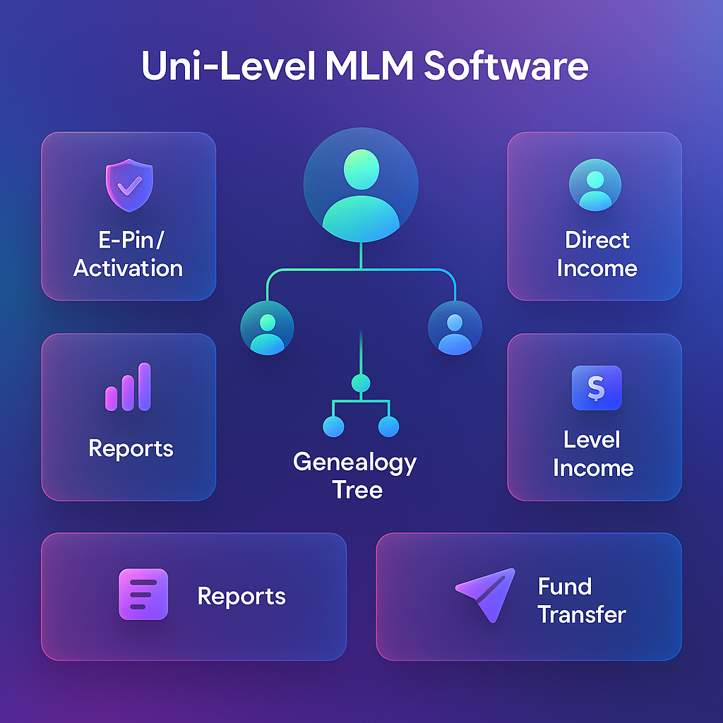 MLM Unilevel Plan Structure
